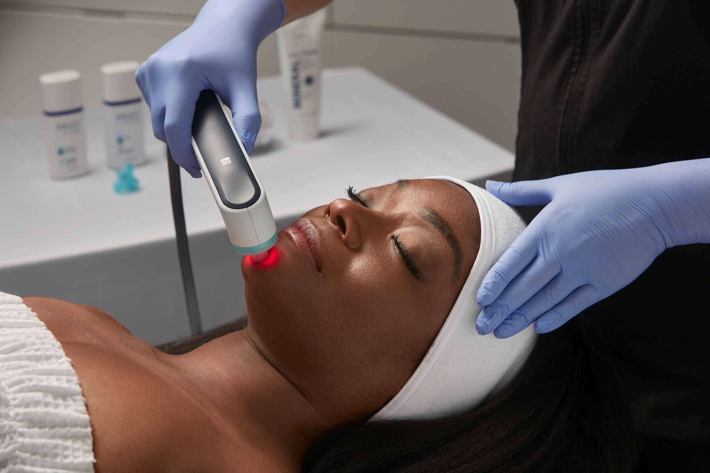 Obagi Skintrinsiq Facial Treatment with Red LED Light to infuse the power of Obagi skincare